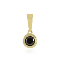 9K Black Diamond Gold Pendant