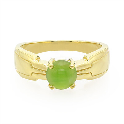 Imperial Chrysoprase Silver Ring