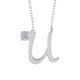 Rainbow Moonstone Silver Necklace