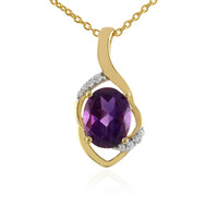 Amethyst Silver Necklace