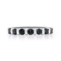 Indicolite Silver Ring