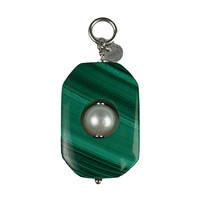 Malachite Silver Pendant