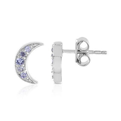Tanzanite Silver Earrings