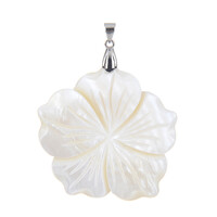 Mother of Pearl Silver Pendant