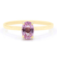 9K Pink Sapphire Gold Ring