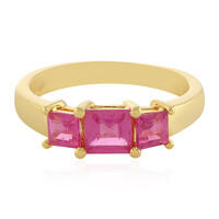 Madagascar Pink Sapphire Silver Ring