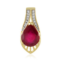 Madagascar Ruby Silver Pendant