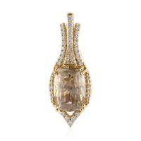 14K Namibian Cerussite Gold Pendant (de Melo)