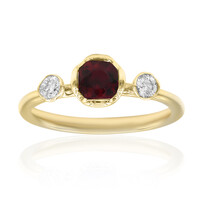 18K AAA Brazilian Rubelite Gold Ring (CIRARI)