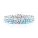 Swiss Blue Topaz Silver Bracelet