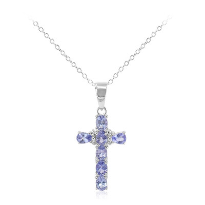 Tanzanite Silver Necklace
