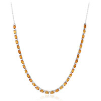Madeira Citrine Silver Necklace