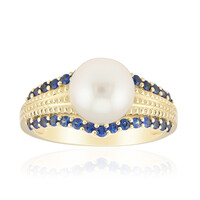 9K White South Sea Pearl Gold Ring (Michelle Albala)