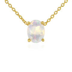 Welo Opal Silver Necklace