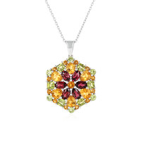 Citrine Silver Necklace