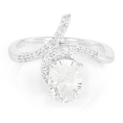 Petalite Silver Ring