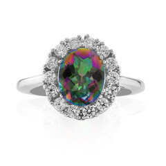 Mystic Quartz Silver Ring