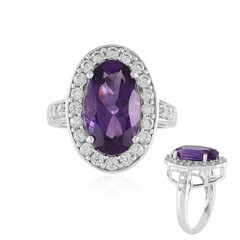 Amethyst Silver Ring