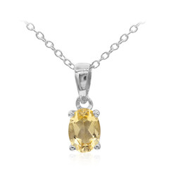Citrine Silver Necklace