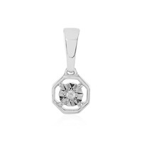 9K Flawless (F) Diamond Gold Pendant (LUCENT DIAMONDS)