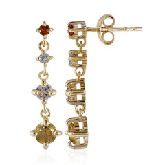 Citrine Silver Earrings