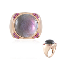 Purple Maniry Labradorite Silver Ring (KM by Juwelo)