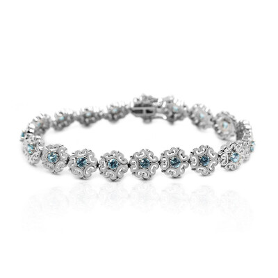 Ratanakiri Zircon Silver Bracelet (Dallas Prince Designs)