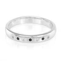 White Sapphire Silver Ring