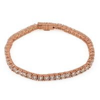 9K Mexican Pink Danburite Gold Bracelet