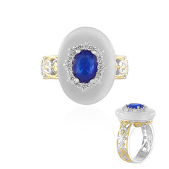 White Agate Silver Ring (Gems en Vogue)