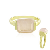 Rose Quartz Silver Ring