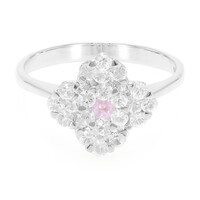 Ceylon Pink Sapphire Silver Ring