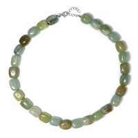 Peruvian Opal Silver Necklace