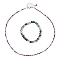 Fluorite Silver Set