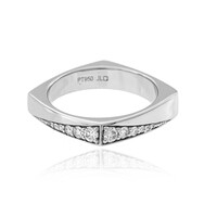 Flawless (F) Diamond Platinum Ring (LUCENT DIAMONDS)