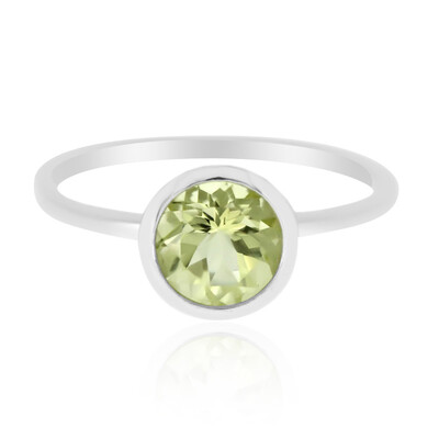 Ouro Verde Quartz Silver Ring