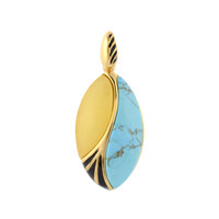 Turquoise Silver Pendant