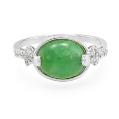 Imperial Chrysoprase Silver Ring