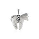 Howlite Silver Pendant (Desert Chic)