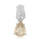 Cuprian Tourmaline Silver Pendant