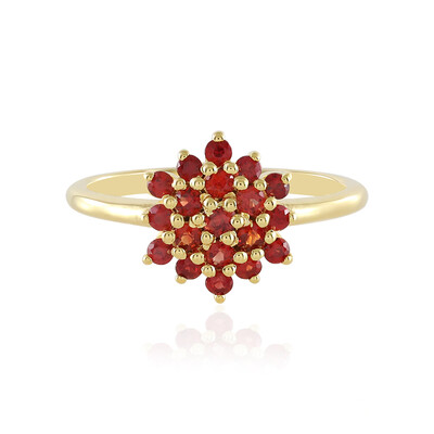 Tanzanian Ruby Silver Ring