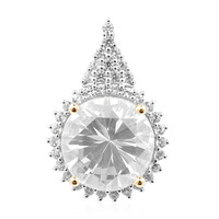 9K Danburite Gold Pendant