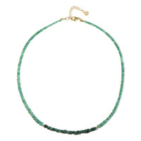 Zambian Emerald Silver Necklace