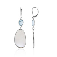 Mother of Pearl Silver Earrings