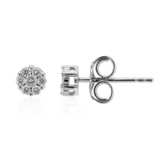18K VVS1 (G) Diamond Gold Earrings