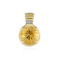 Citrine Silver Pendant
