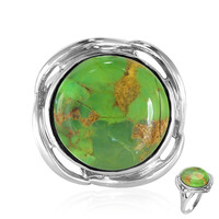 Kingman Green Mojave Turquoise Silver Ring