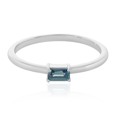 London Blue Topaz Silver Ring
