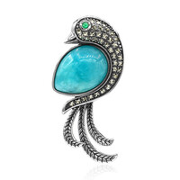 Amazonite Silver Pendant (Annette classic)