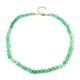 Chrysoprase Silver Necklace (Adela Silber)